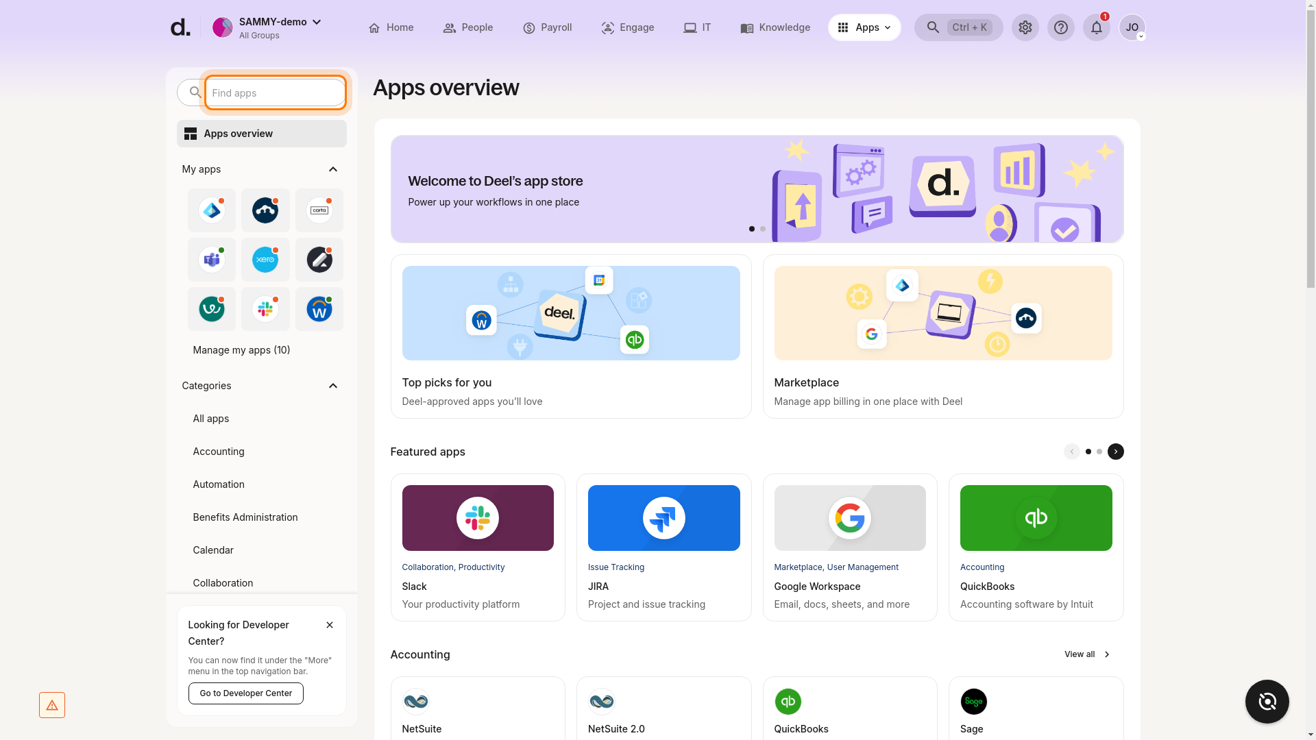 Search for BambooHR