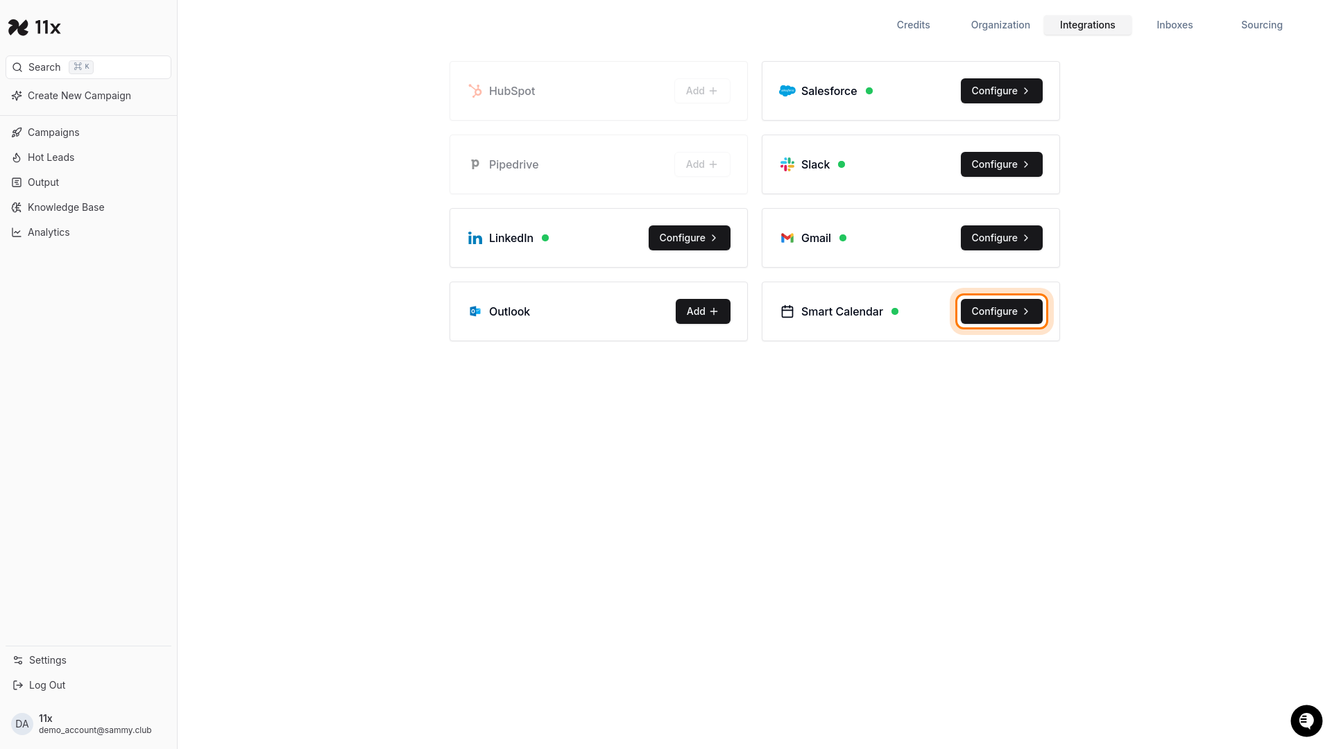 Smart Calendar Configuration